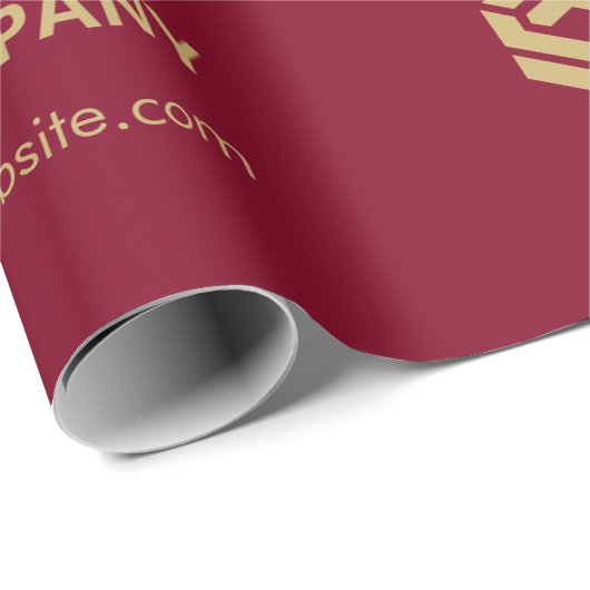 Aangepaste promotionele zakelijke Logo-merk Bourgo Cadeaupapier (Rol Hoek)