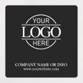 Aangepaste Promotionele Zwarte Bedrijf Zakelijke L Labels (Design 1)