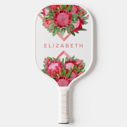 Aangepaste Protea Pickleball Paddle (Voorkant)