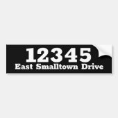 Aangepaste prullenbak kan labelen Decal Garbage Bi Bumpersticker (Voorkant)