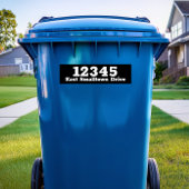 Aangepaste prullenbak kan labelen Decal Garbage Bi Bumpersticker