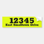 Aangepaste prullenbak kan labelen Decal Garbage Bi Bumpersticker (Voorkant)