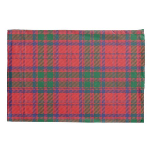 Aangepaste Pset Clan Grant Tartan Rustic Kussensloop (Achterkant)