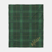 Aangepaste Pset Clan Walsh Tartan Fleece Deken (Voorkant)