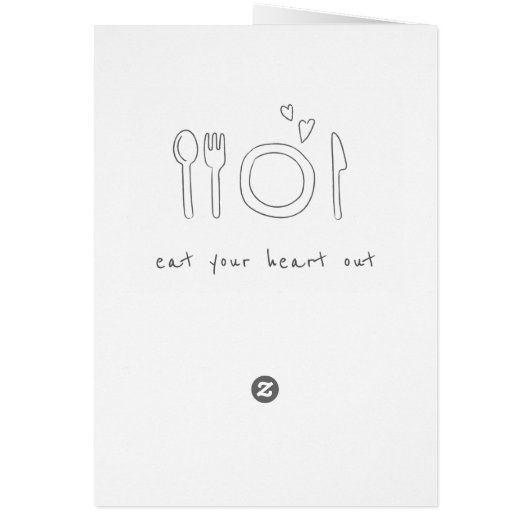 Aangepaste Pset Restaurant Menu Card (Achterkant)