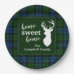 Aangepaste Pset Tartan Clan Campbell Militair Papieren Bordje