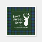 Aangepaste Pset Tartan Clan Campbell Militair Servet (Voorkant)