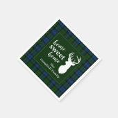 Aangepaste Pset Tartan Clan Campbell Militair Servet (Hoek)