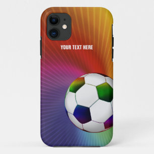 Aangepaste Psychedelic Voetbal Case-Mate iPhone Case