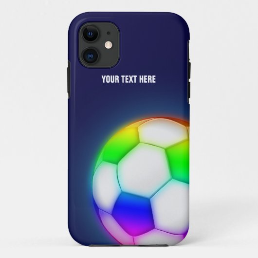 Aangepaste Psychedelic Voetbal Case-Mate iPhone Case (Achterkant)
