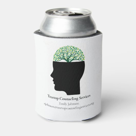 Aangepaste psycholoog Therapie Boom Modern Counsel Blikjeskoeler (Blikje Achterkant)