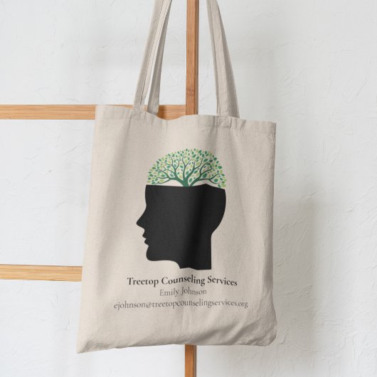 Aangepaste psycholoog Therapie Boom Modern Counsel Tote Bag
