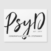 Aangepaste PsyD Doctor in de Psychologie Magnetisc (Voorkant)