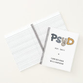 Aangepaste PsyD Doctor in de psychologie Psycholoo Notitieboek (Binnen)