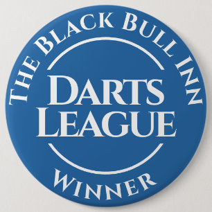 Aangepaste Pub Darts Competitie Winnaar Knop Badge Ronde Button 6,0 Cm