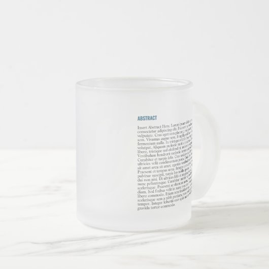 Aangepaste publicatie met glazen Mok - blauw (Voorkant rechts)