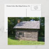 Aangepaste Puckett Cabin Sideview Briefkaarten (Voorkant / Achterkant)