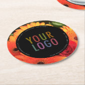 Aangepaste Pulpboard Bar Onderzetters Bedrijf Logo (Gebogen)