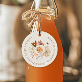 Aangepaste Pumpkin Spice Coffee Siroop Bedankjes Labels