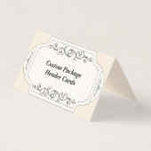 Aangepaste punt gevouwen display Kaart voor het op (Voorkant)