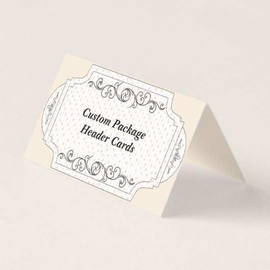 Aangepaste punt gevouwen display Kaart voor het op (Voorkant)