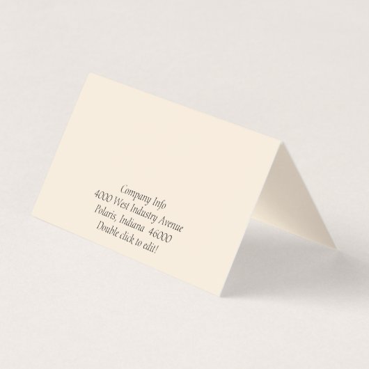 Aangepaste punt gevouwen display Kaart voor het op (Achterkant)