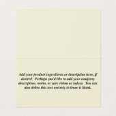 Aangepaste punt gevouwen display Kaart voor het op (Binnenkant ongevouwen)