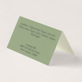 Aangepaste punt gevouwen display Kaart voor het op (Achterkant)