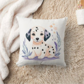Aangepaste Puppy Dalmatische Kussen Boho Floral De (Deken)