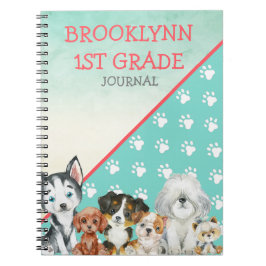 Aangepaste Puppy Dog Journal en Notitieboek