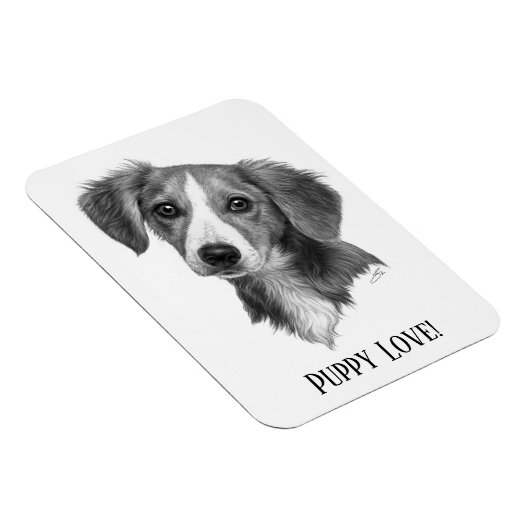 Aangepaste puppy magneet (Rechterzijde)