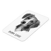 Aangepaste puppy magneet (Linkerzijde)