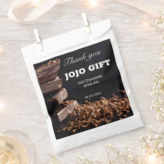 Aangepaste pure chocolade Professionele ontwerpfee Bedankzakje (Geknipt)