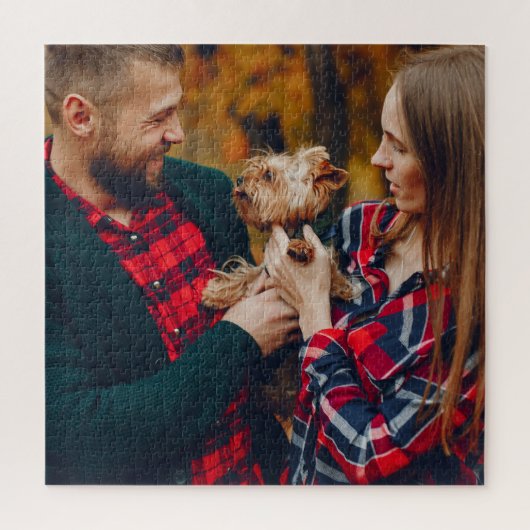 Aangepaste Puzzel Foto Vaderdag Trouwcadeau (Verticaal)