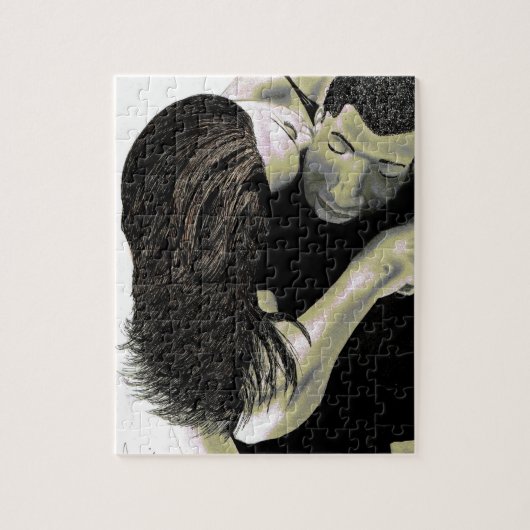 AANGEPASTE PUZZEL MET GESCHENKDOOS - BESTE PAAR (Verticaal)