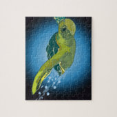 AANGEPASTE PUZZEL MET GESCHENKDOOS- ZEE SCHILDPAD (Verticaal)