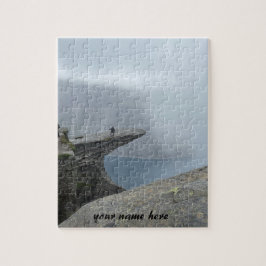 Aangepaste puzzel van Trolltunga Noorwegen