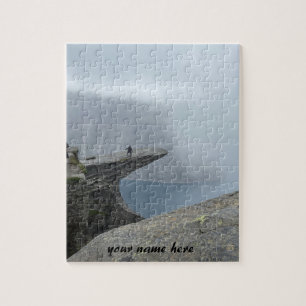 Aangepaste puzzel van Trolltunga Noorwegen