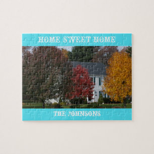 Aangepaste puzzel van uw huis in Tin Legpuzzel