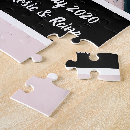 Aangepaste puzzel voor foto's op vaderdag opa legpuzzel (Zijkant)