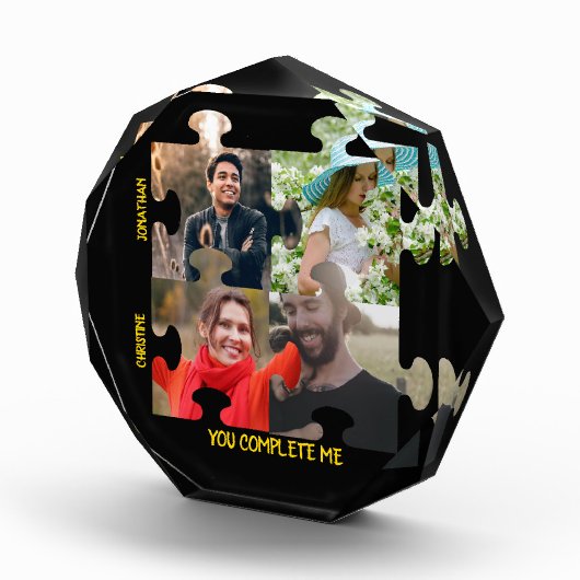 Aangepaste puzzelfoto Je vult me paar in Fotoblokken (Rechts)