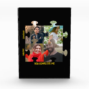 Aangepaste puzzelfoto Je vult me paar in Fotoblokken