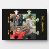 Aangepaste puzzelfoto Je vult me paar in Fotoplaat (voorkant)