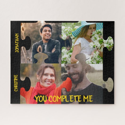 Aangepaste puzzelfoto Je vult me paar in Legpuzzel (Horizontaal)