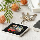 Aangepaste puzzelfoto Je vult me paar in Sleutelhanger (Zijkant)