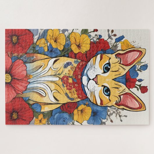 Aangepaste puzzels, Creëer uw eigen kat thema puzz Legpuzzel (Horizontaal)