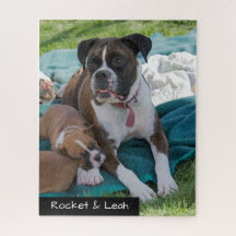 Aangepaste puzzels voor jokerpuzzels - Boxer-cadea
