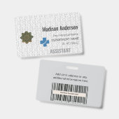 Aangepaste PVC Naam Badge – Plastic.ID.Logo.Event (Voor- en achterkant)