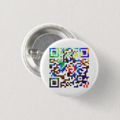 aangepaste Q R-code Ronde Button 3,2 Cm (Voorkant /achterkant)