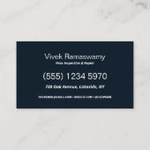 Aangepaste QR airconditioning HVAC Visitekaartje (Achterkant)